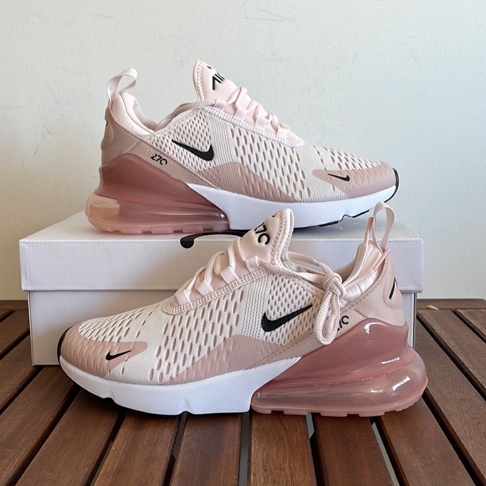 Nike Air Max 270 Light Soft Pink USA Women Size 6/UK 3.5/EU 36.5(AH6789-604)